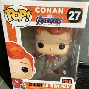Funko Pop Conan As Iron Man 2019 SDCC Exclusive Avengers Endgame 27 TBS